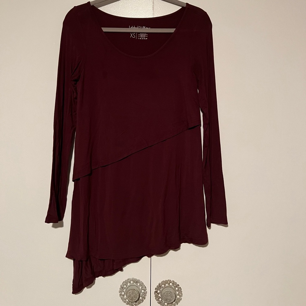 Latched Mama Asymmetrical Nursing Tunic